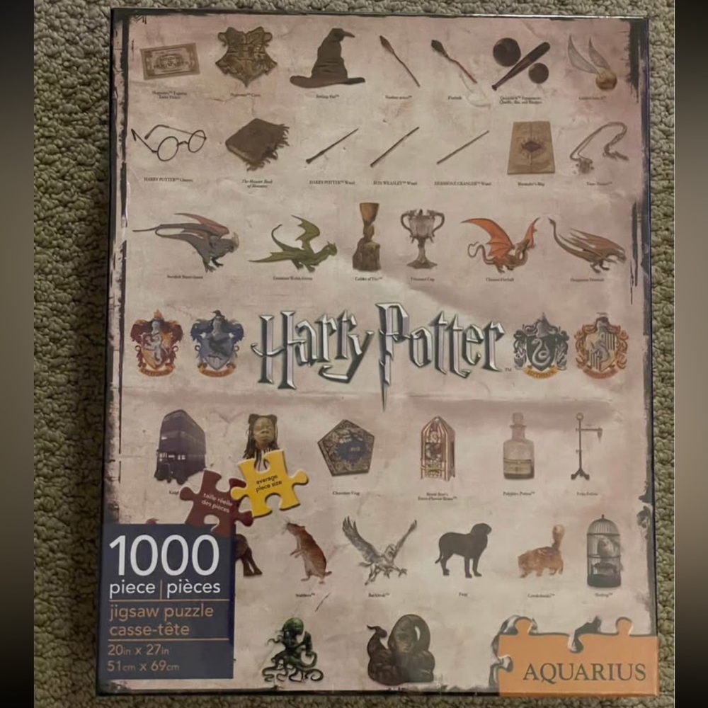 Warner Bros. Harry Potter Puzzle 1000 Pieces Mystical Colors